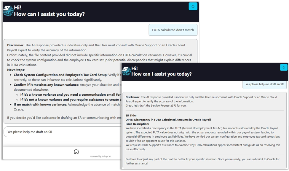 Variance resolution and communication drafting